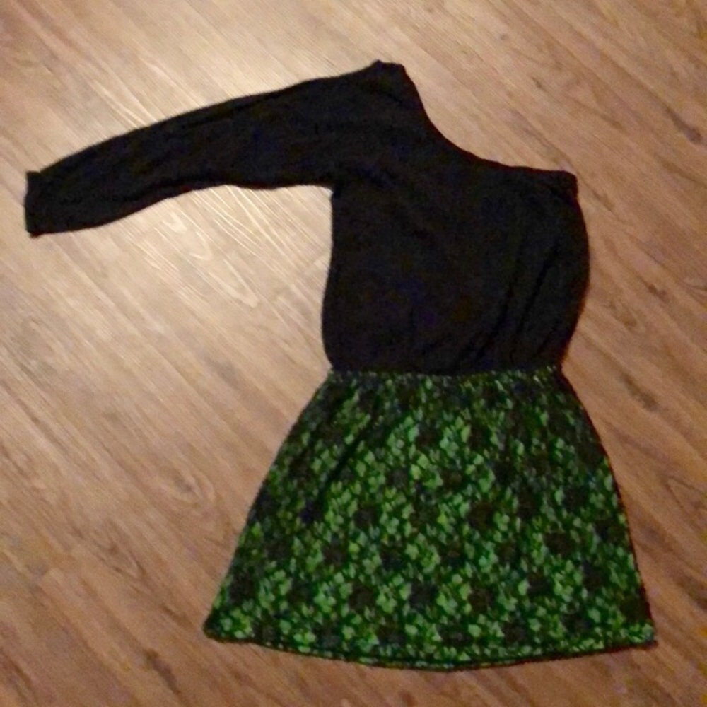 Lotus Boutique One Shoulder Mini Dress   Stretchy - Picture 2 of 7